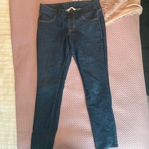 Old Navy stretch jeans elastic band. Size 10. Medium dark wash.